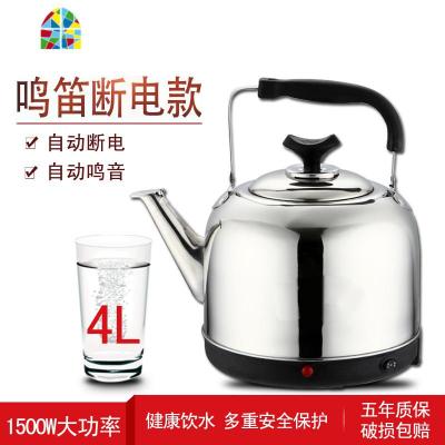 永的大容量家用保温电热烧水壶不锈钢鸣音自动断电5L6L7L8L FENGHOU 加厚5L升级版(送1.5m电线)