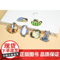 新款文创 与猫的相遇——磁吸冰箱贴徽章(两用)