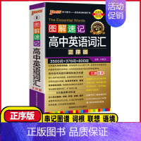 高中英语词汇❤️正序版 高中通用 [正版]2025版图解速记高中英语词汇3500词乱序版全国通用高一高二高三单词书高考同
