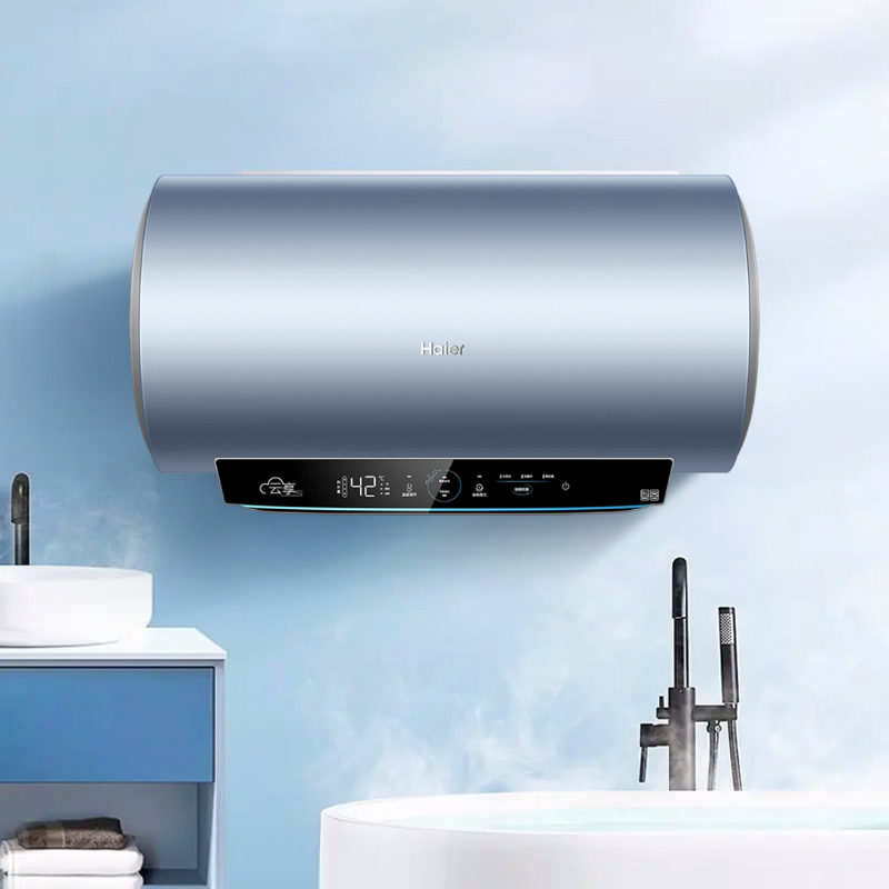 海尔(Haier)电热水器80升一级能效3300W速热升级金刚无缝胆镁棒免更换健康抑菌APP操作ES80H-D3SU1