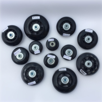 拉杆箱行李箱包橡胶轱辘轮胎轮子脚轮维修理配件单个