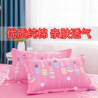 弗星纯棉枕套一对装全棉枕套单双人枕头套纯棉成人枕皮枕芯套大号