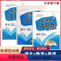 数学 [正版]2024版 新课堂AB卷九年级下册语文英语人教数学北师大试卷3本 初