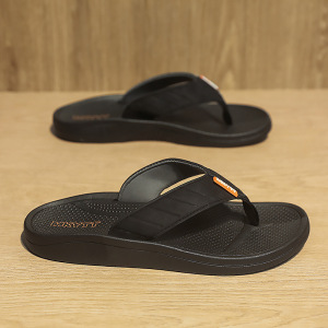 春夏季新款EVA轻便简约百搭平底男士拖鞋沙滩透气露趾人字拖鞋