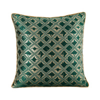 美帮汇墨提花抱枕套样板房轻奢靠垫套客厅卧室装饰靠枕腰靠简约