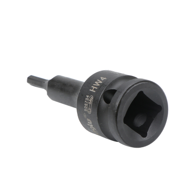 长鹿工具 12.5mm系列气动连体旋具套筒(六角) HW4*78mm 1支