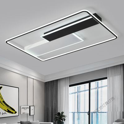 苏宁放心购 2019新款客厅灯长方形吸顶灯led简约现代大气家用创意个性卧室灯