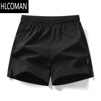 HLCOMAN夏季运动短裤男女三分裤篮球羽毛球裤冰丝速干裤带口袋健身跑步裤
