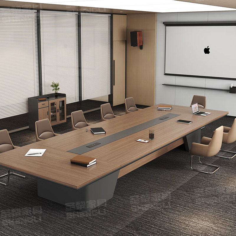会议桌长桌大型接待桌洽谈培训桌条形会议室桌椅组合