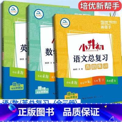 总复习3本[语+数+英]题型全面 小学升初中 [正版]2024培优新帮手小升初语文数学英语总复习真题集训考前模拟冲刺六6