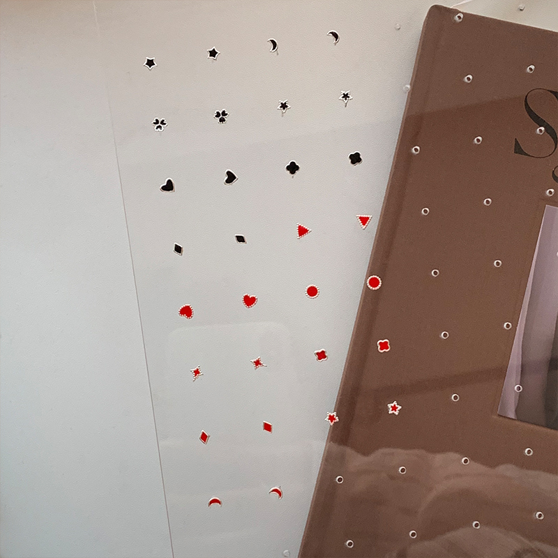 s990纯银四叶草小耳钉合集养耳洞睡觉不用摘耳骨钉女小巧精致送女朋友老婆情人节七夕生日礼物