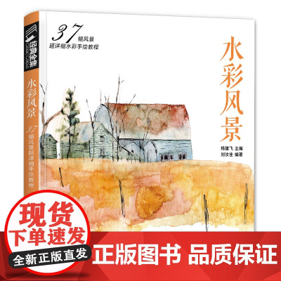 经典全集 水彩风景画教程入门零基础自学教材书籍临摹画册私享课超写实古风插画图书 杨建飞主编SH