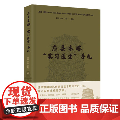 正版新书 应县木塔“实习医生”手札 赵鹏 赵波 方国一 清华大学出版社 佛塔 古塔 文物保护 研究 应县