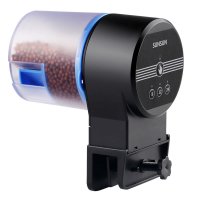 七彩神仙热带孔雀鱼封闭式鱼缸金鱼自动喂食器wifi小型乌龟投食器