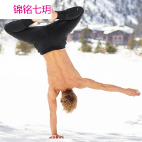 肌肉兄弟男士春秋新款户外运动健身休闲纯棉收口弹力速卖通长裤