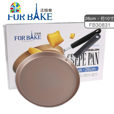 千层蛋糕锅 不沾平底煎锅 煎饼果子厚蛋烧玉子烧锅烘焙工具 FENGHOU 口径18cm,高度1.8cm