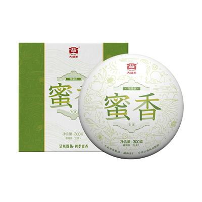 大益2020年蜜香生茶2001批次云南茶叶300g盒装普洱茶饼茶十大品牌