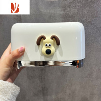 三维工匠轻奢纸巾盒客厅茶几抽纸盒家用卡通餐巾纸盒高级感创意纸抽盒 轻奢可爱狗抽纸盒
