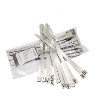 捷犀 不锈钢扎带 10*400mm100条/包