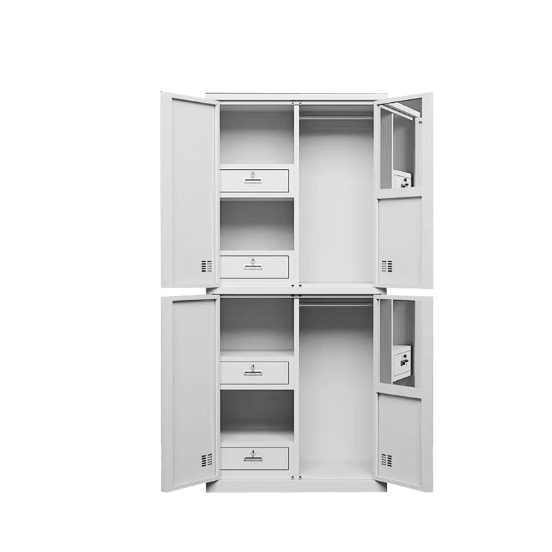 戴劲 内务柜更衣柜储物柜带抽屉挂衣柜物品收纳柜 四门内务柜