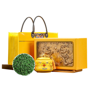 嫩芽小叶苦丁茶四川峨眉山嫩芽茶叶特级新茶花草茶礼盒装400克