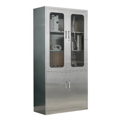 汉诺鑫威不锈钢文件柜档案柜资料柜器械柜储物柜仪器柜304全不锈钢大器械柜