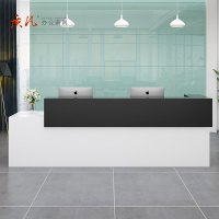 苏宁 质凡 办公家具公司前台服务迎宾接待台 1600x600x1000mm