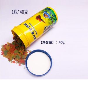 粘片鱼粮热带鱼鱼食小型鱼饲料缸鱼粮观赏鱼增色饲料不浑水