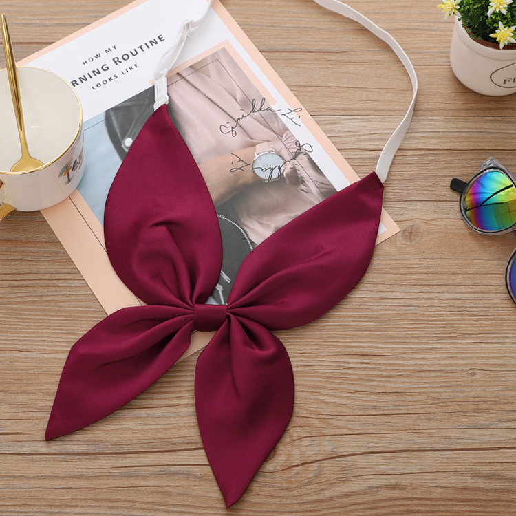 盛世尼曼免打金鱼草结日系jk制服水手服关东襟关西襟领结领带免打三角