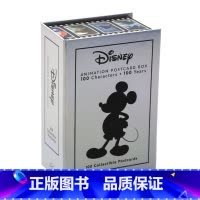 [正版]迪士尼纪念明信片套盒(100张)英文原版The Disney Animation Postcard