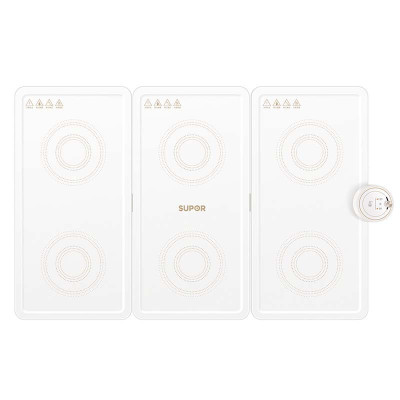 苏泊尔(SUPOR)BF6040P821J暖菜板拼接可拆叠饭菜保温板热菜板电热板加热桌垫菜板多档调温热菜神器 不挑餐具