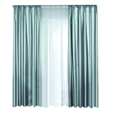 愉悦之家 1m*2.7m(挂钩款) G-悦绒电雕竖条竖条功能帘 窗帘 (计价单位:米) 灰色