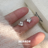 925纯银闪亮爱心星球耳钉女耳环耳饰小众设计2025年新款潮送女朋友老婆情人节七夕生日礼物