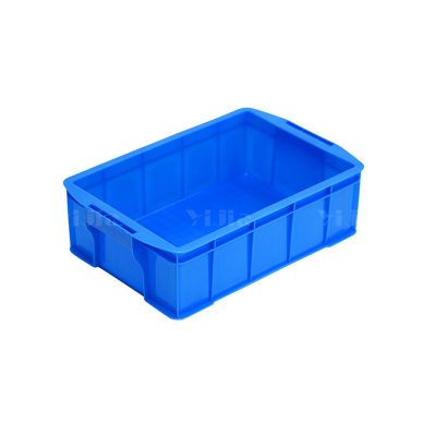 翌嘉YJ4120609 蓝色塑料周转箱大号工业胶箱 365*245*110