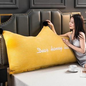 美帮汇北欧风床头靠垫皇冠大靠背床头板软包双人卧室床上靠枕可拆洗