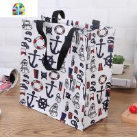 手提帆布袋手拎收纳袋饭盒便当包午餐带饭手提袋购物袋学生帆布袋 FENGHOU 手提袋灰三角