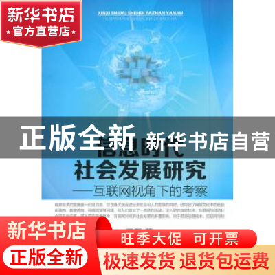 正版 信息时代社会发展研究:互联网视角下的考察 王磊 人民出版社