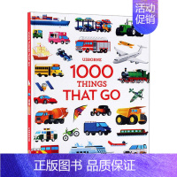 [正版]英文原版绘本 1000 Things That Go 1000种交通工具 精装大开本 精装 儿童启蒙认知书 英文