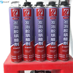 恒良牌发泡胶750ml 850g 防火阻燃B1级 银色 1L以下