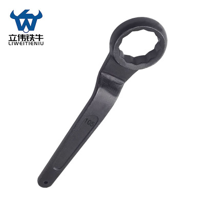 立伟铁牛单头梅花扳手105mm/把