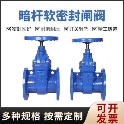 中锦科技 软密封法兰闸阀 多功能闸阀 定制 台