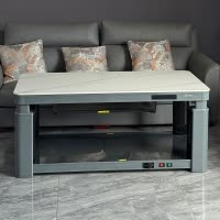 火焰山2025新款取暖桌电暖桌家用升降茶几一体烤火炉餐桌多功能省电