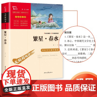 繁星春水正版书籍四年级下册必读的课外书小学生现代诗课外阅读冰心全集散文精选三部曲五六书目非人民教育出版社智慧老师