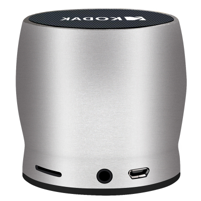 KODAK/柯达Y500(银色)迷你便携金属小音箱重低音炮无线蓝牙小音响
