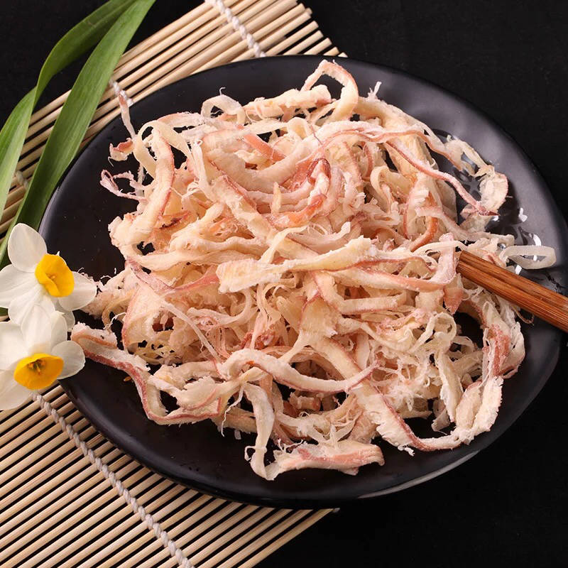 手撕鱿鱼丝鱿鱼条海味即食零食小吃海鲜零食碳烤鱿鱼条休闲零食 原味
