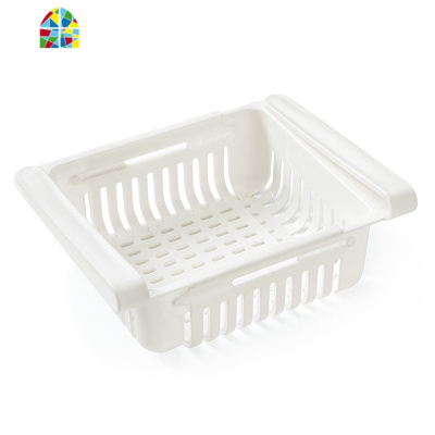 抽拉式冰箱保鲜收纳盒厨房食物分类挂式隔层置物架鸡蛋托盘收纳盒 FENGHOU保鲜盒保鲜盒