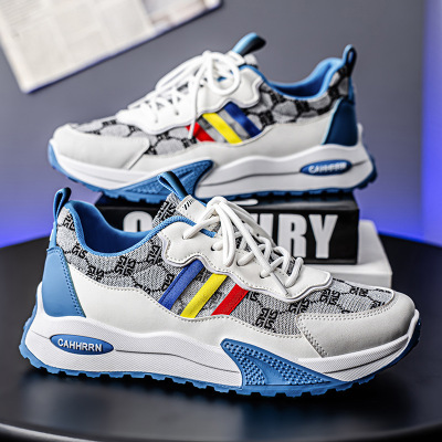 2026春季新款时尚休闲鞋皮革舒适防滑百搭低帮运动鞋男鞋潮鞋板鞋