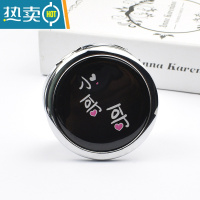 敬平可爱翻盖化妆镜随身便携折叠小镜子玻璃复古铜镜子圆形补妆镜女用 小哥哥便携式用镜