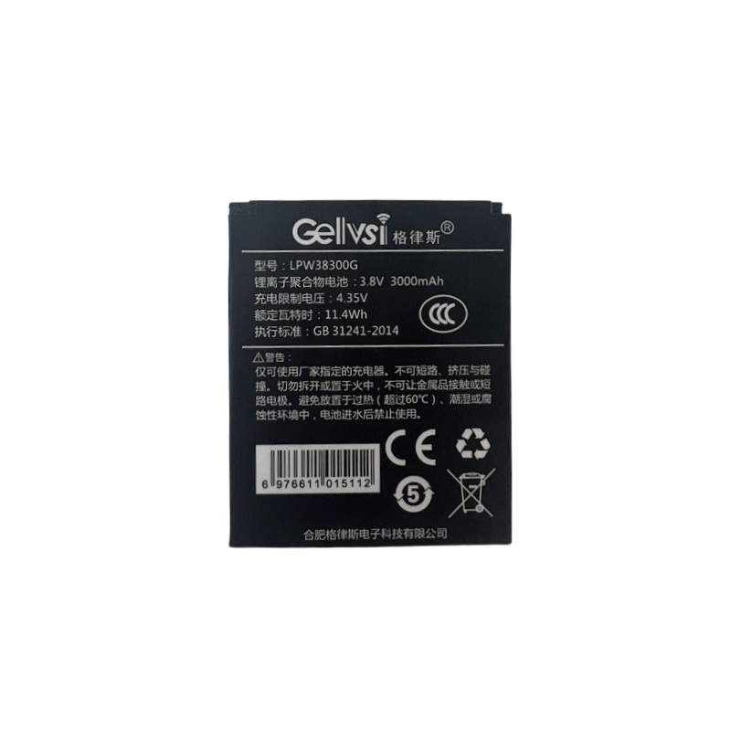 格律斯 锂离子聚合物电池 LPW38300G 块