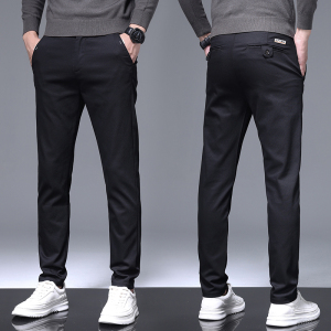 金盾(KIN DON)品牌休闲裤男装秋冬厚款男士裤子韩版潮流百搭修身小脚长裤男裤冬季厚款